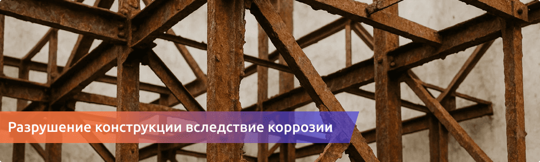 Отсутствие антикоррозионной обработки